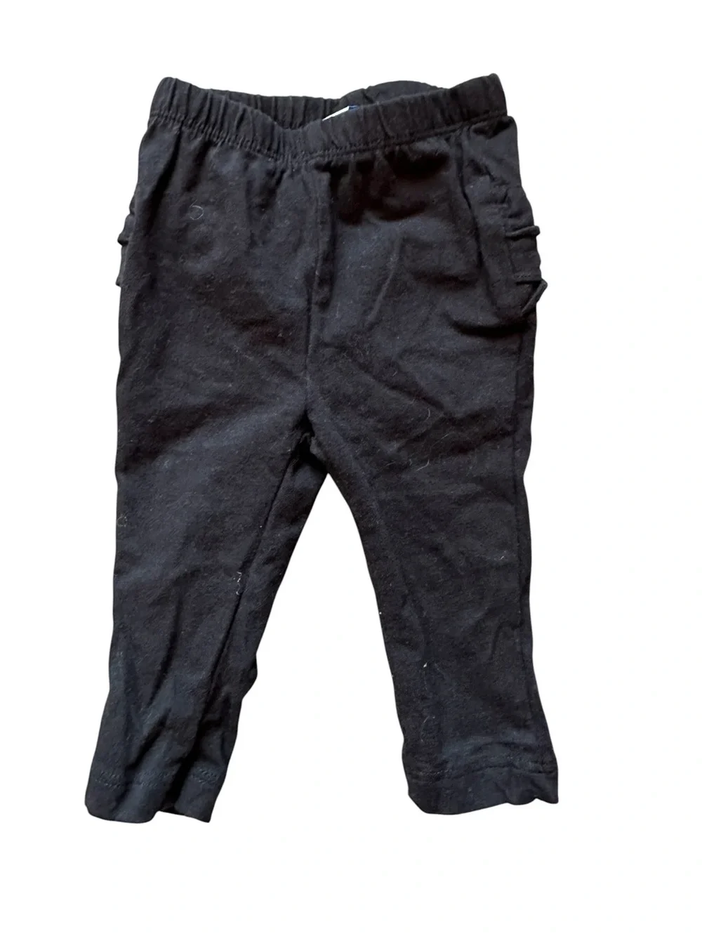 Old Navy Lot of 3 Ruffle Butt infant pants in green, blue, size black 3-6 months